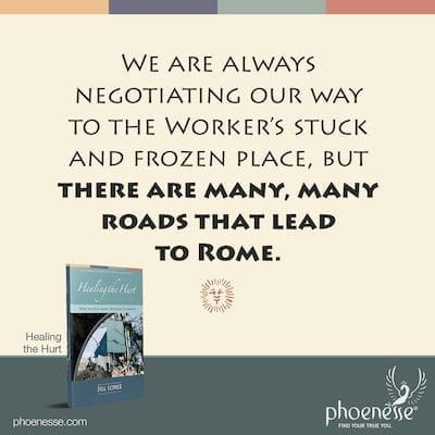 Siempre estamos negociando nuestro camino hacia el lugar atascado y congelado del Trabajador, pero hay muchos, muchos caminos que conducen a Roma.